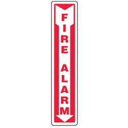 24"x4" Fire Alarm Sign