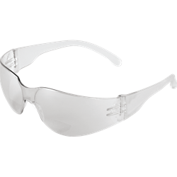 Clear Diopter Bifocal Reader Style Lens, Frosted Clear