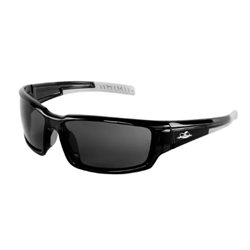 Maki® Indoor/Outdoor Anti-Fog Lens, Matte Black Frame Safety Glasses
