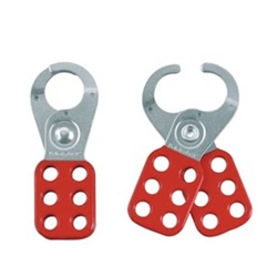 1" Red Lockout Hasp