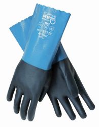 Neoprene-coated gloves 12" gauntlet